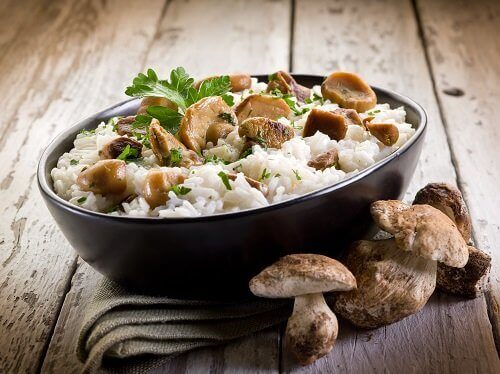 Risotto met champignons