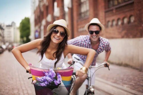 Stel dat samen fietst