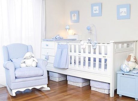 Verlichte babykamer