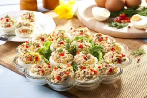 Eieren au gratin met ham
