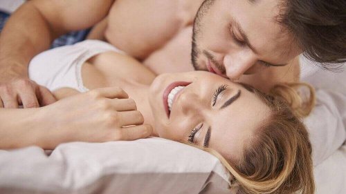 Man en vrouw in bed