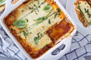 Gezonde groentenlasagne zonder deeg