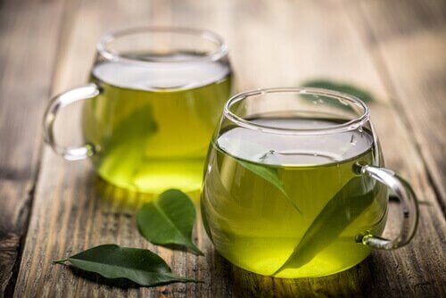 vochtretentie bestrijden met groene thee