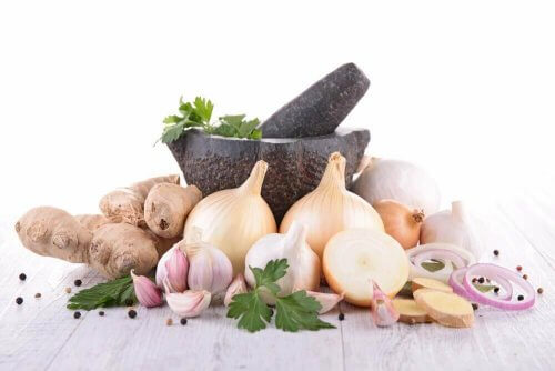 Ingrediënten voor de stoofschotel