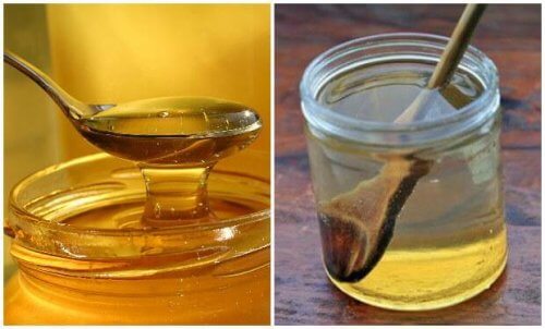 Keelpijn genezen met warm water en honing