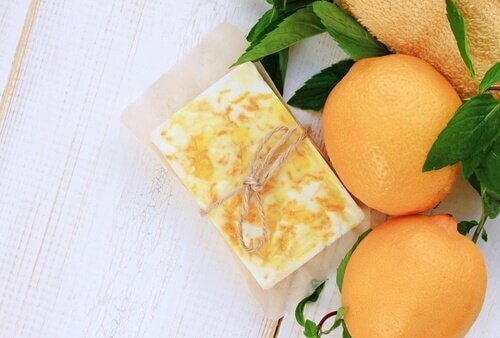 Glycerinezeep met sinaasappel