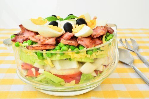 Salade met eieren