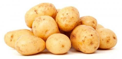 Een berg aardappelen