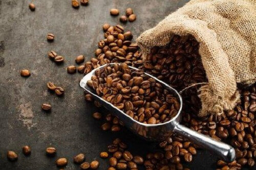 Een luchtverfrisser met koffie