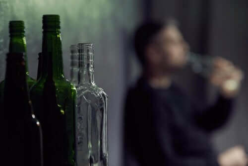 Flessen alcohol