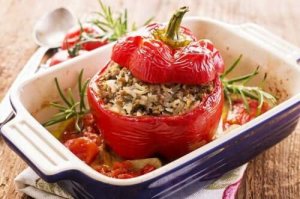 Heerlijke gevulde paprika's met quinoa