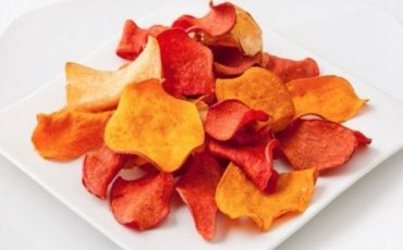 Hoe maak je auberginechips en andere groentechips?