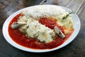 Kalfslapjes met Parmezaanse kaas