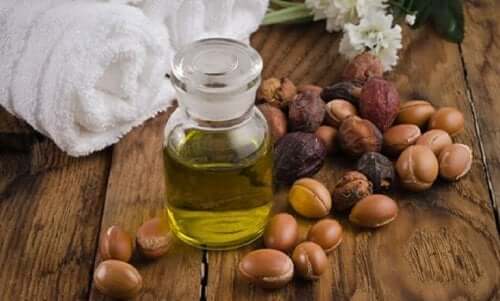Flesje met jojoba olie