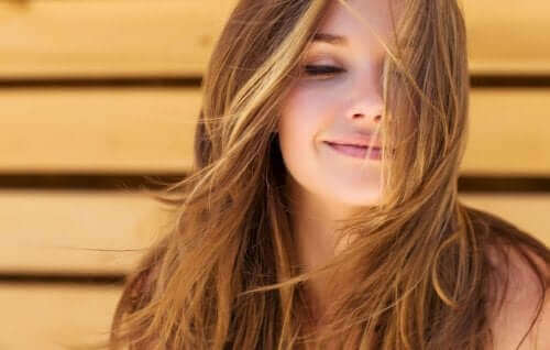 Vrouw met mooi haar