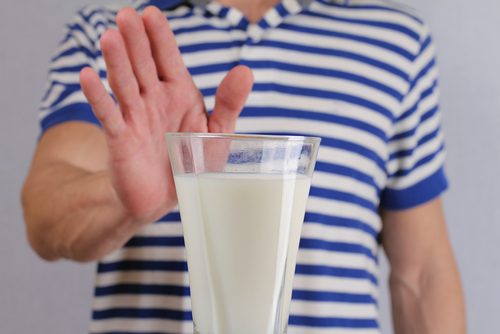 Het drinken van melk