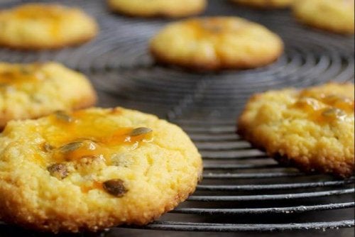 Koekjes met passievruchten