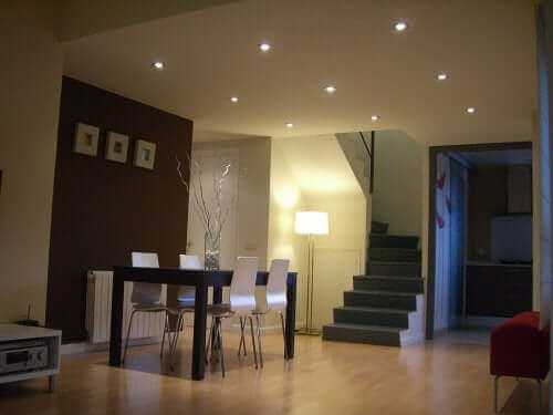 Prettige verlichting in de woonkamer