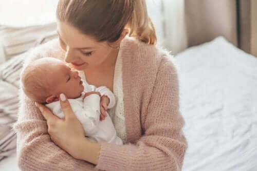 Moeder met baby