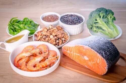 Vis en zeevruchten, broccoli en noten zijn rijk aan omega 3- en 9-vetzuren