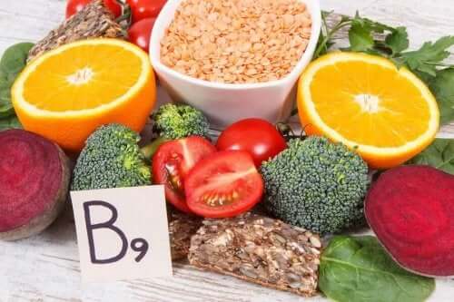 Voedingsmiddelen met vitamine b9