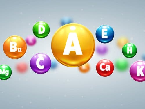 Verschillende soorten vitamines