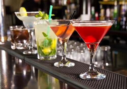 Verschillende cocktails