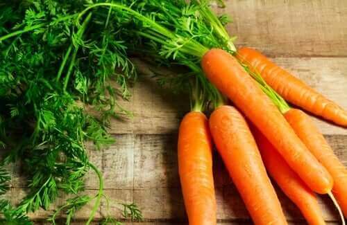 Oranje wortels