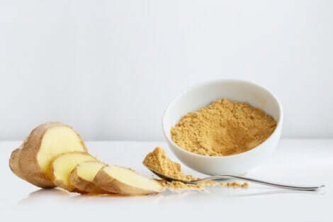 Gember en gemalen gember