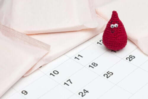 Kalender om menstruatiecyclus bij te houden