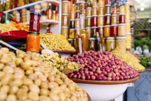 Fruit bij lokale groenteboer