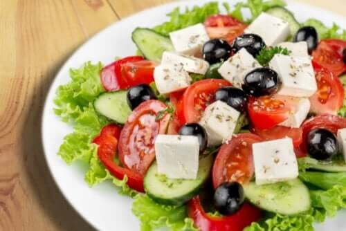Salade met feta