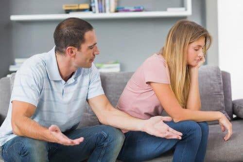 Partners hebben een discussie