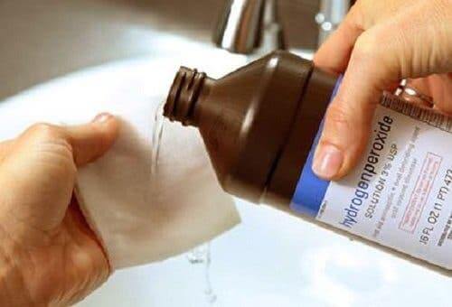 Flesje waterstofperoxide