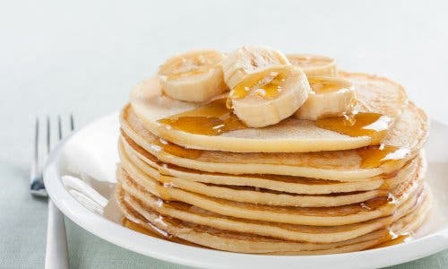 Heerlijke pannenkoekjes met banaan