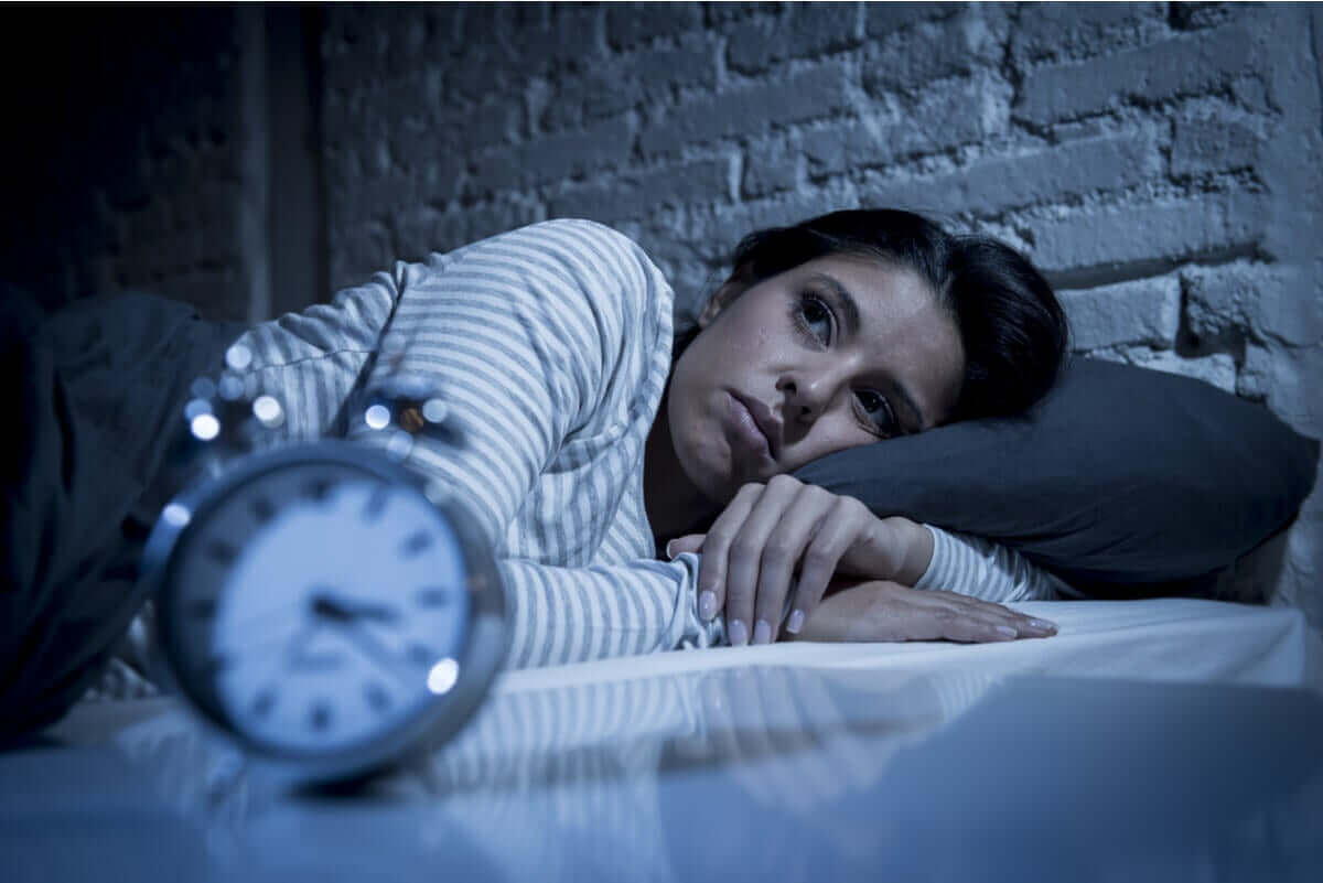 Vrouw met nachtelijke angst