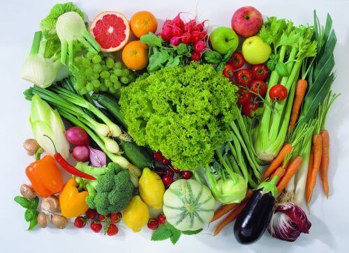 Gezonde groenten en fruit