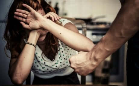 Bange vrouw