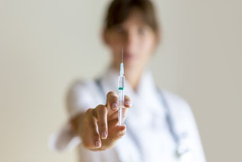 Arts met een vaccin