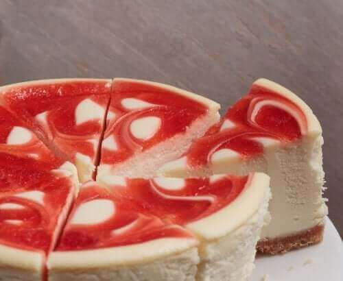Deze cheesecake is een van onze veganistische lekkernijen