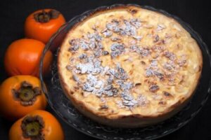 Een recept voor chocolade custardtaart met dadelpruim