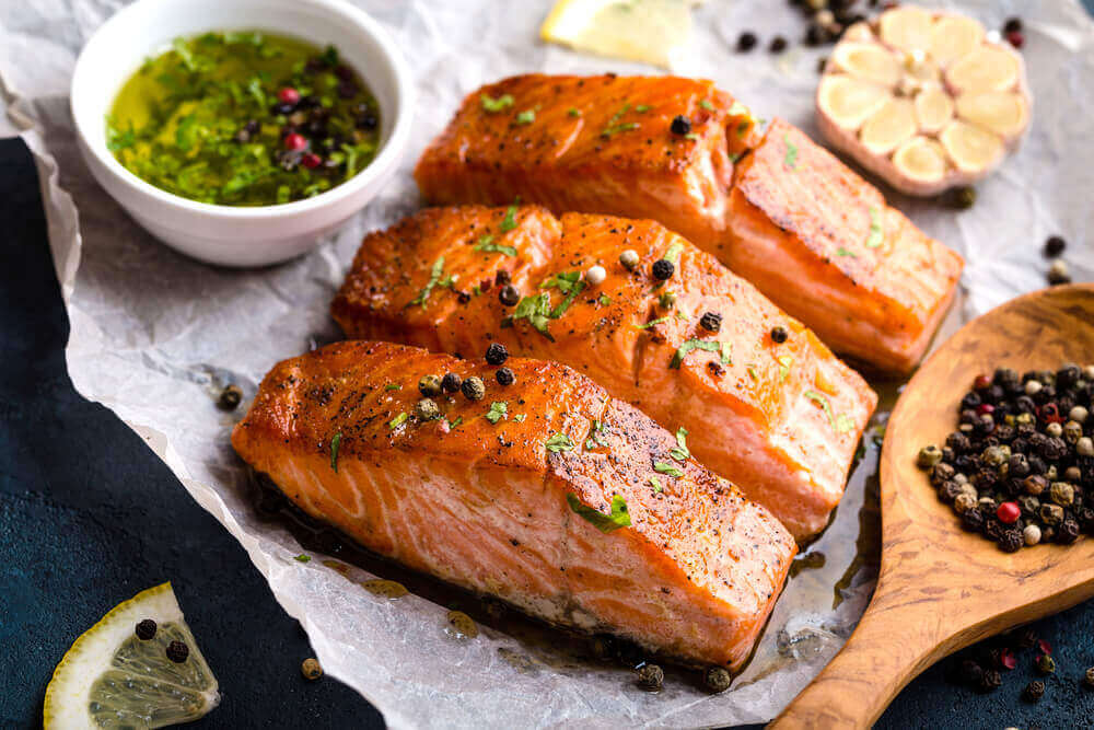 Zalm rijk aan omega 3-vetzuren