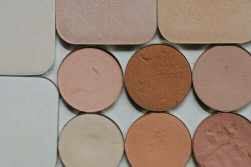 Verschillende kleuren make-up