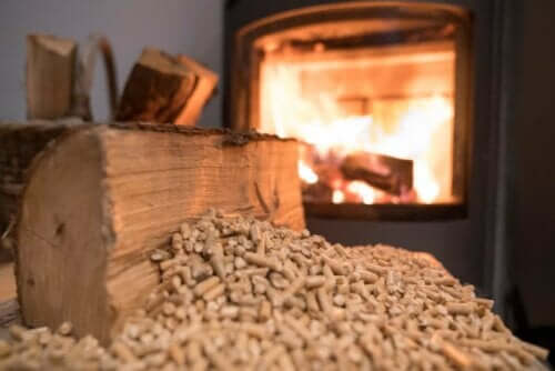 Pellets van hout