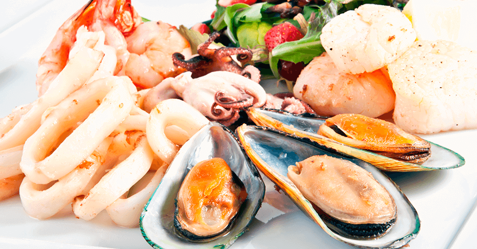 Vis en zeevruchten