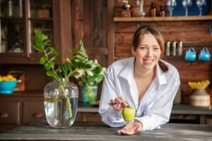 Verlicht brandend maagzuur met appels