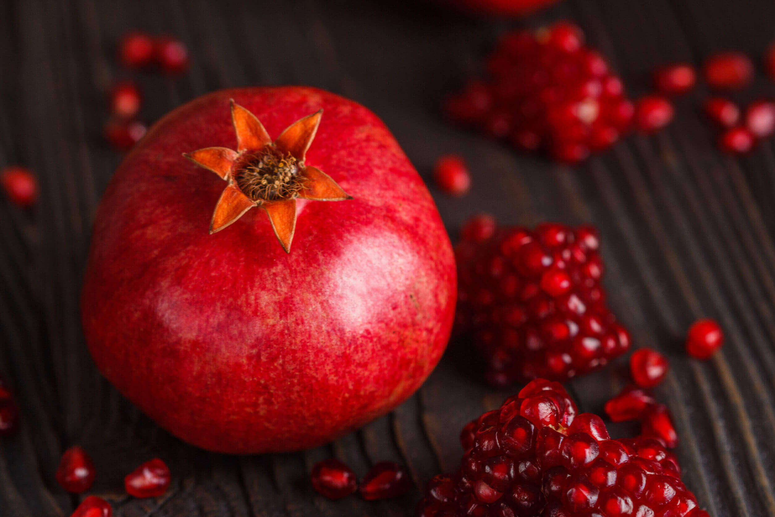 Granaatappel en granaatappelpitjes