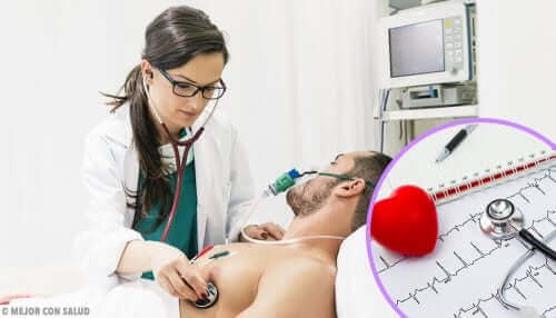 Patiënt ondergaat een hartonderzoek