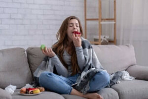 Ik kan niet stoppen met eten: oorzaken en adviezen