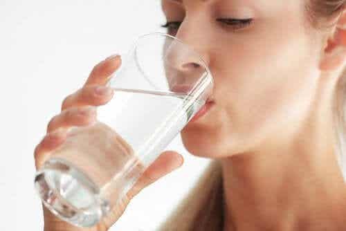 Water bij een dieet voor een slechte adem